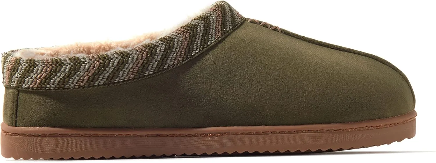 Dearfoams Women's Wren High Vamp Clog Indoor/Outdoor Memory Foam Slipper