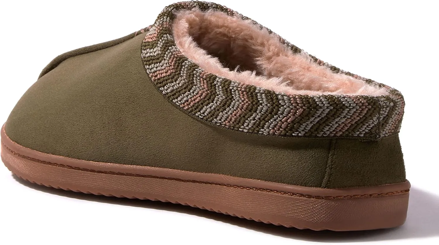 Dearfoams Women's Wren High Vamp Clog Indoor/Outdoor Memory Foam Slipper