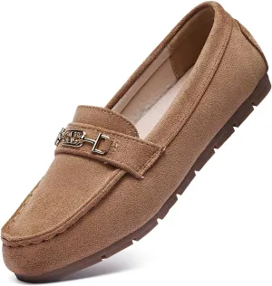 DeYashopin Women's Loafer Shoes Leisure Slip On Work Shoes Comfort Walking Flats