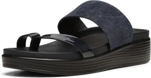 Donald Pliner Women's Farris Distressed Metallic Wedge Sandal