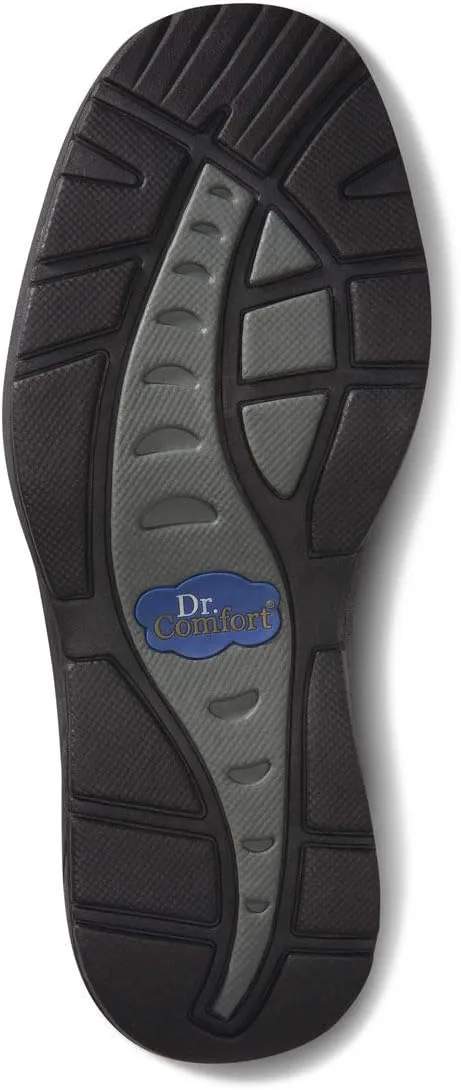 Dr. Comfort Fisherman Men's Therapeutic Diabetic Extra Depth Sandal: Black 11.5 X-Wide (3E/4E)