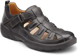 Dr. Comfort Fisherman Men's Therapeutic Diabetic Extra Depth Sandal: Black 11.5 X-Wide (3E/4E)