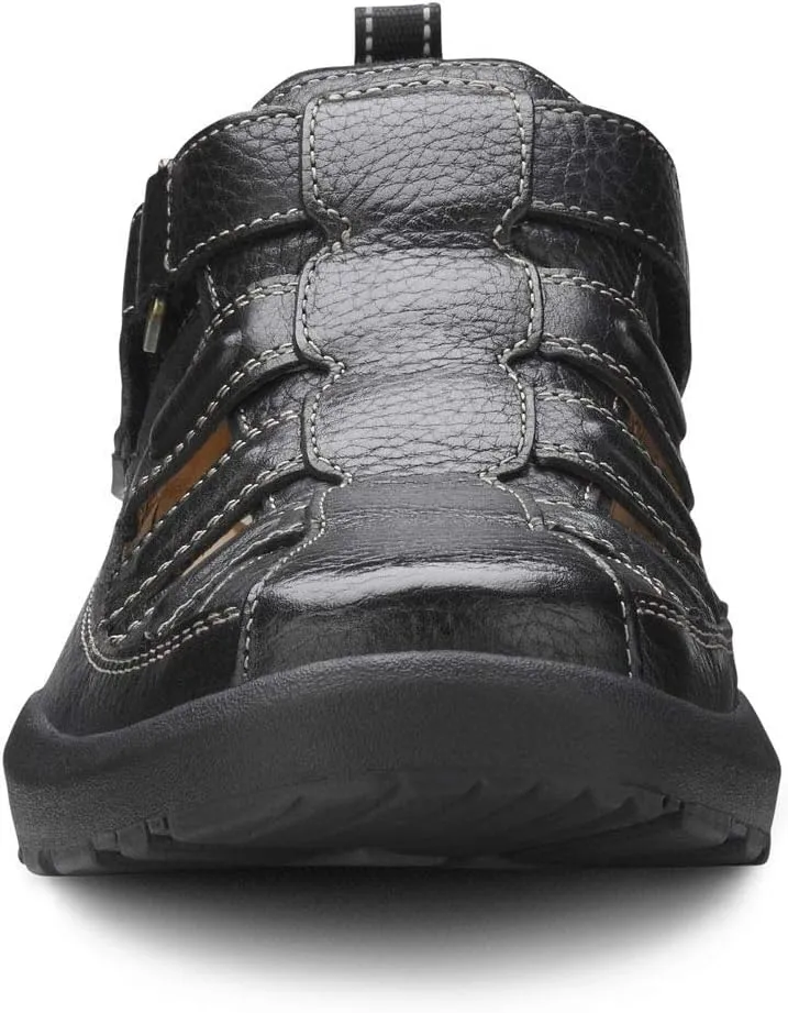 Dr. Comfort Fisherman Men's Therapeutic Diabetic Extra Depth Sandal: Black 11.5 X-Wide (3E/4E)