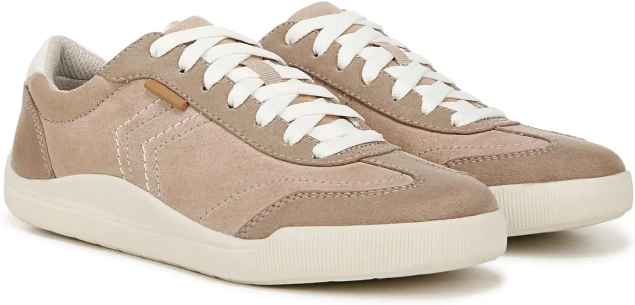 Dr. Scholl's Women's Be True Sneaker Taupe Microfiber 6 M