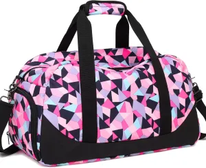 Duffle Bag for Girls Teens Sport Gym Bag Women Weekender Carry On Overnight Bag Workout Duffel with Shoe Compartment and Wet Pocket