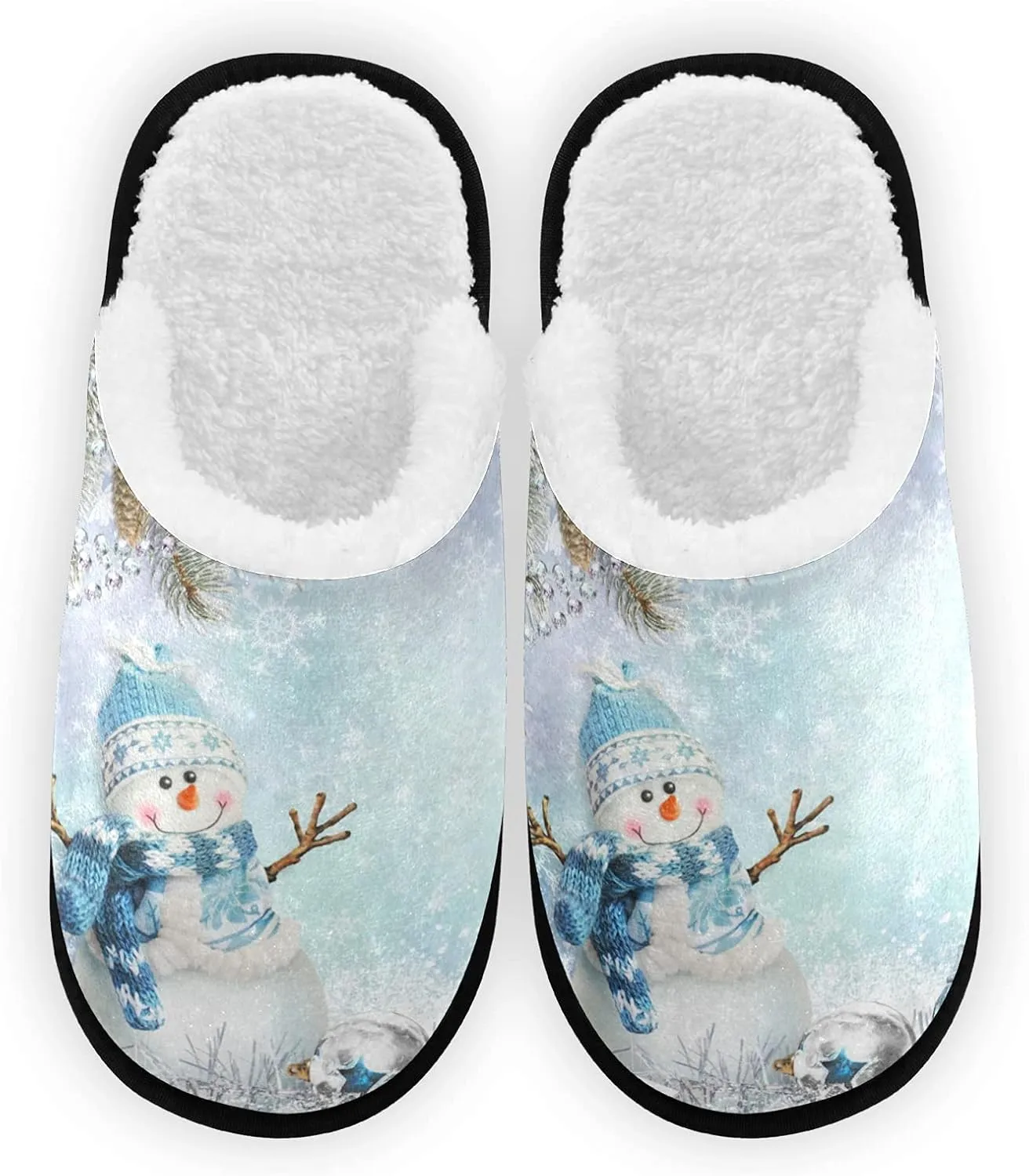 Dussdil Winter Spa Slippers Home House Slippers for Women Men Travel Slipper Soft Memory Foam Slipper Non Slip for Hotel Bedroom Shoes Slippers