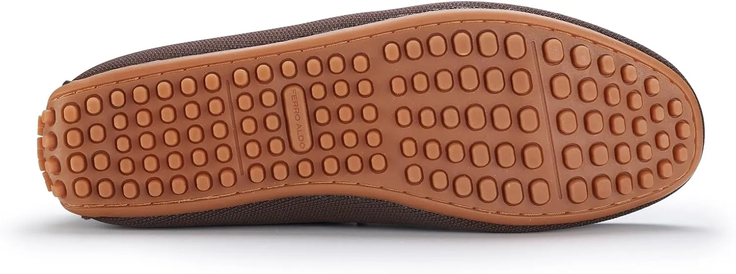 Ferro Aldo Dylan MFA19671 Classic Moc-Toe Penny Loafers for Men