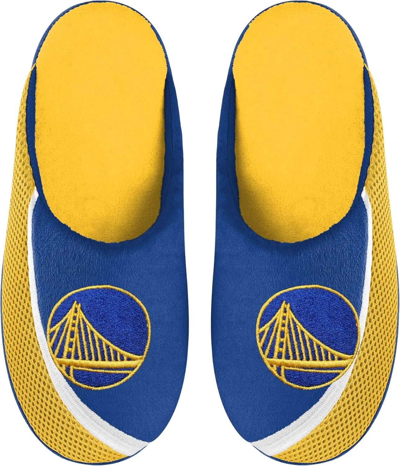 FOCO Men's NBA 2022 Big Logo Color Edge Slipper
