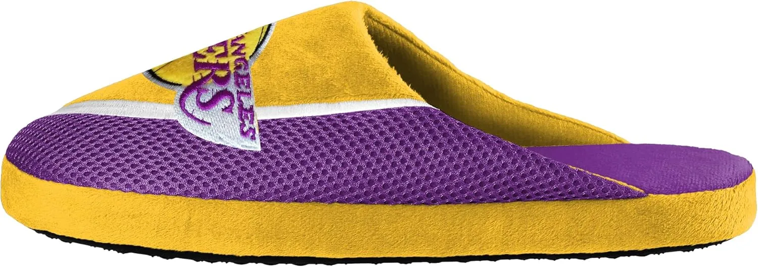 FOCO Men's NBA 2022 Big Logo Color Edge Slipper