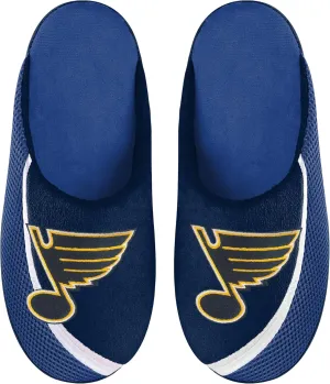 FOCO Men's NHL 2022 Big Logo Color Edge Slipper