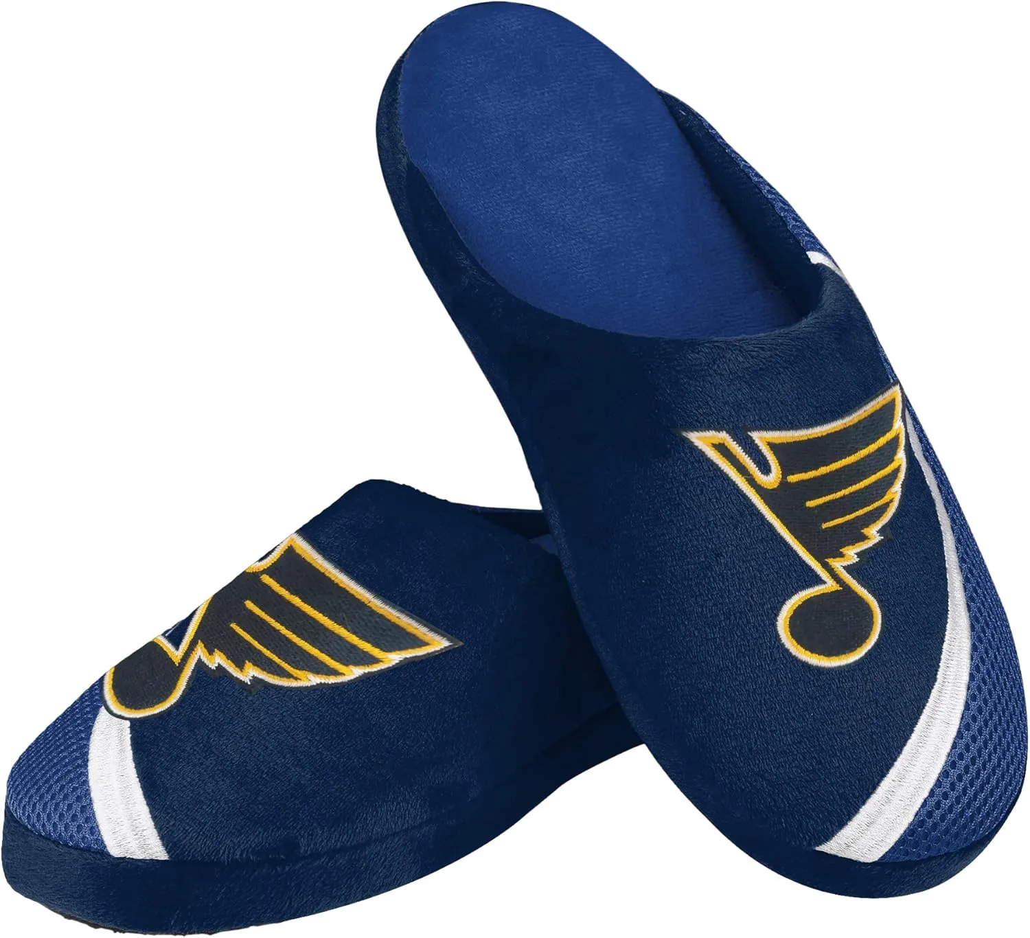 FOCO Men's NHL 2022 Big Logo Color Edge Slipper