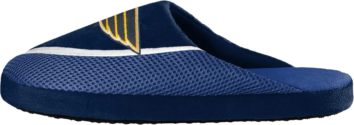 FOCO Men's NHL 2022 Big Logo Color Edge Slipper
