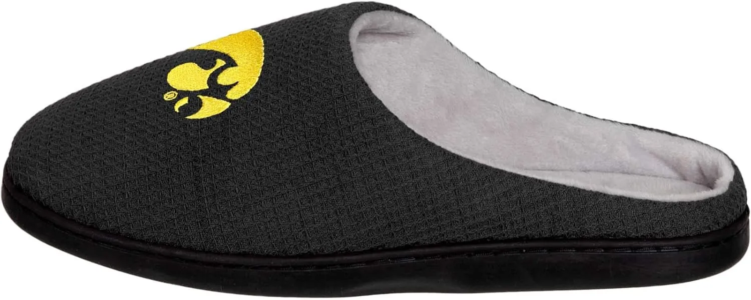 FOCO NCAA Mens Memory Foam Slide Slippers