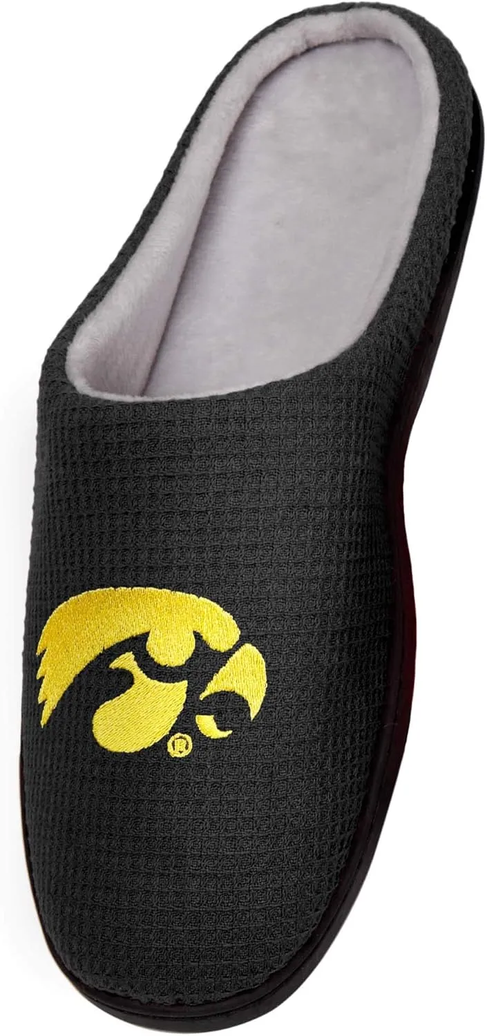 FOCO NCAA Mens Memory Foam Slide Slippers