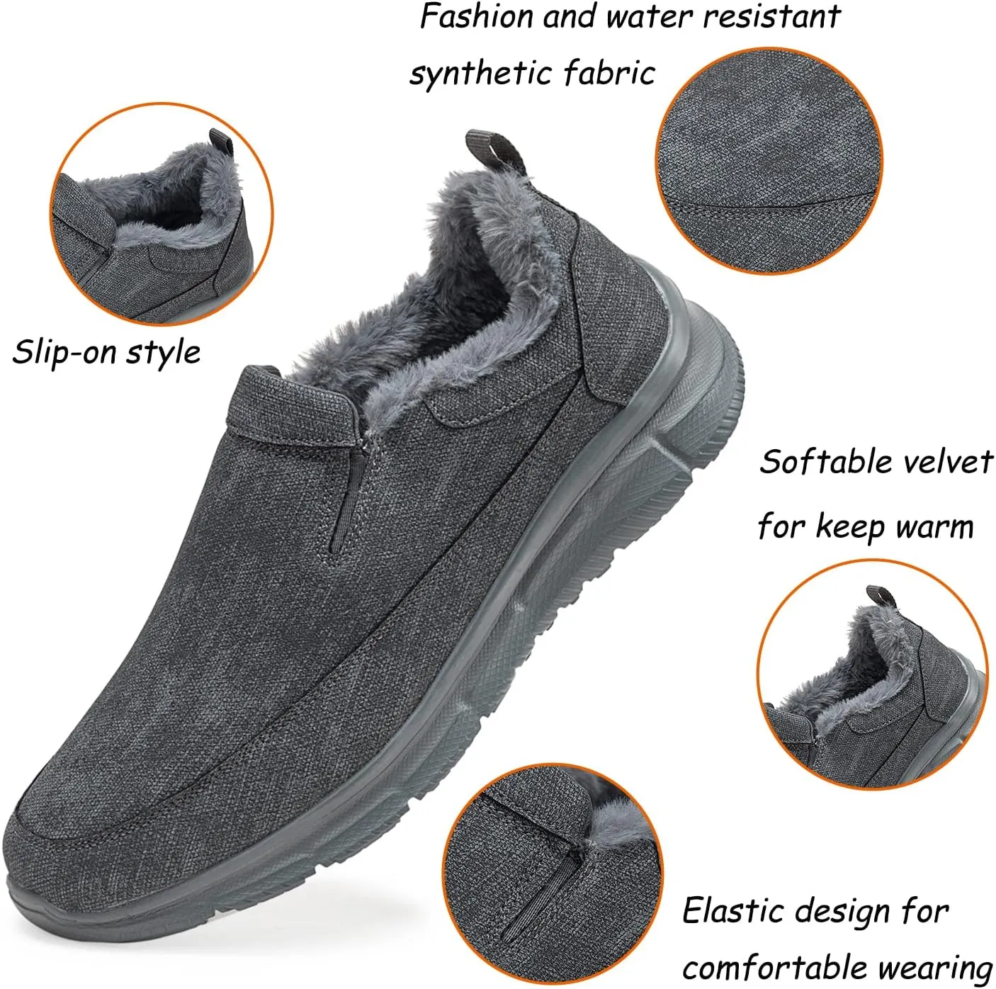 Frank Mully Men's Slip On Walking Shoes Lightweight Casual Knit Loafer Sneakers Comfortable Mesh Work Shoes Athletic Walking Shoes for Men Breathable