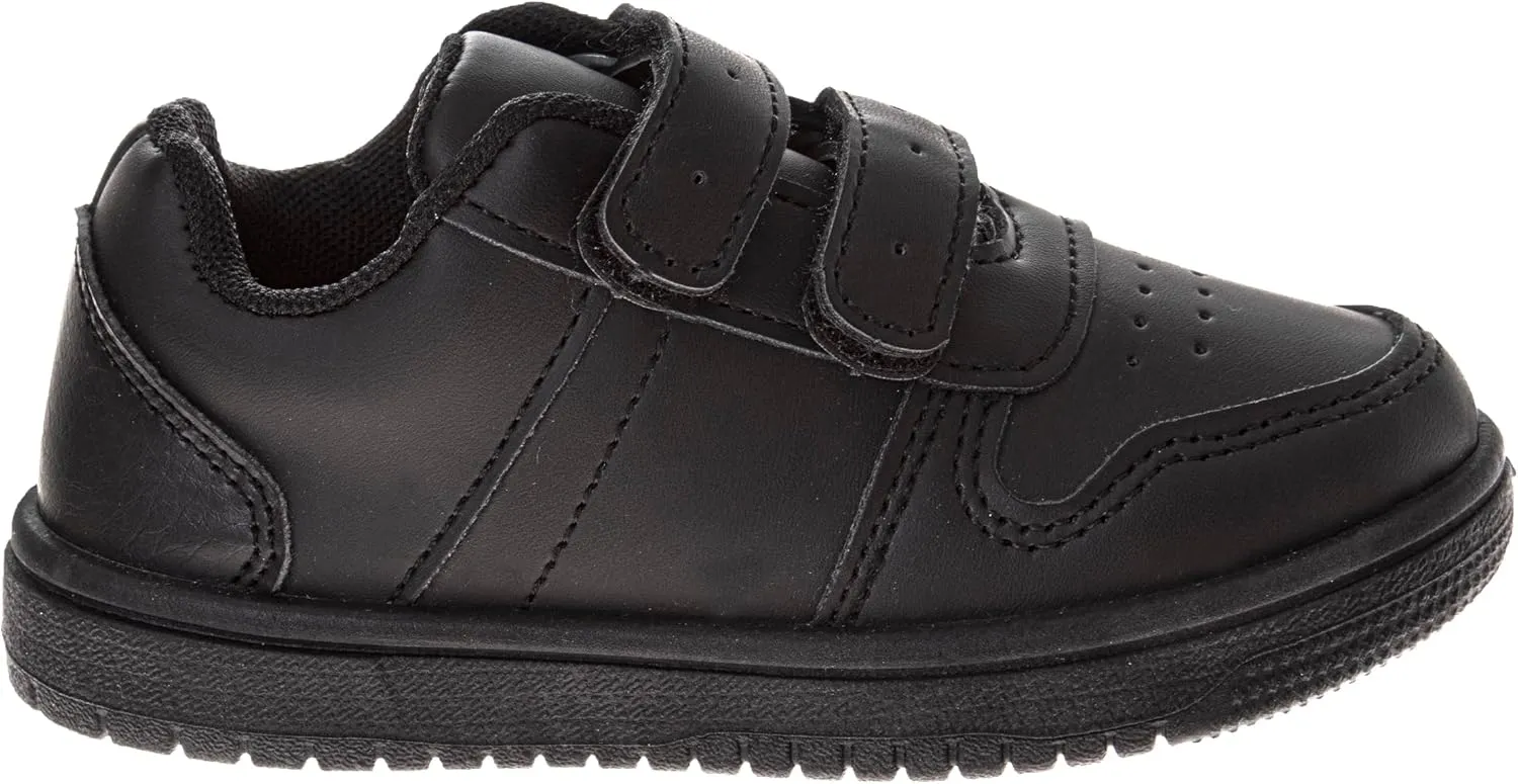 French Toast Boys Girls Strap Shoes - Athletic Casual Dress School Uniform Oxford Canvas Tennis Sneakers (Toddler/Little Kid/Big Kid)