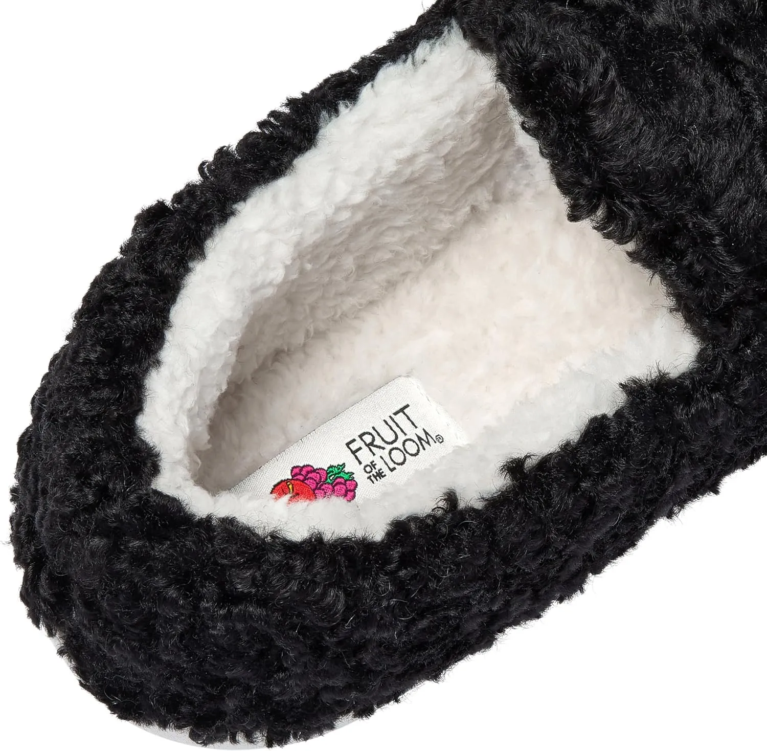Fruit of the Loom Women's Berber Loafer - Comfy, Memory Foam, Indoor/Outdoor