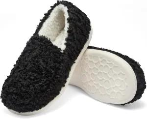 Fruit of the Loom Women's Berber Loafer - Comfy, Memory Foam, Indoor/Outdoor