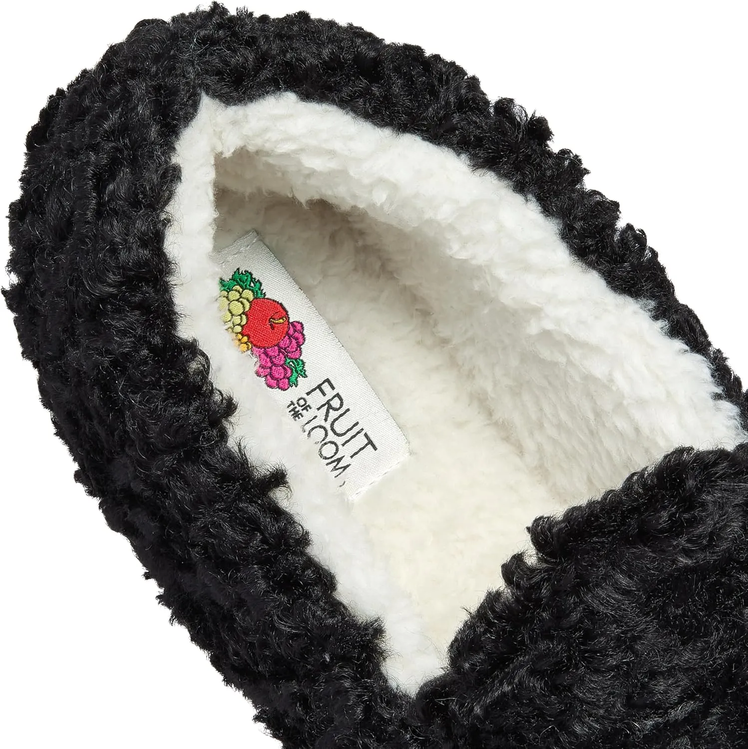 Fruit of the Loom Women's Berber Loafer - Comfy, Memory Foam, Indoor/Outdoor