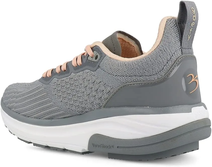 G-DEFY HybridEx Women’s Supportive Running Shoe | VersoShock Technology for Pain Associated with Prolonged Standing or Walking | Arch Support | Diabetic Shoes | Wide Shoes | Free Custom Orthotic