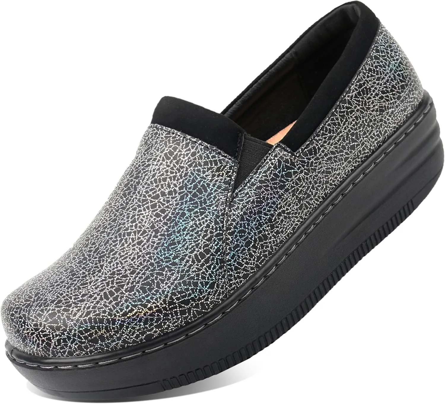 Glolily Women's Comfort Clogs- Professional Lightweight Slip-Resistant Work Shoe with Extra Cushion and Removeable Orthotic Arch Support Footbed for Women