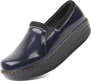 Glolily Women's Comfort Clogs- Professional Lightweight Slip-Resistant Work Shoe with Extra Cushion and Removeable Orthotic Arch Support Footbed for Women