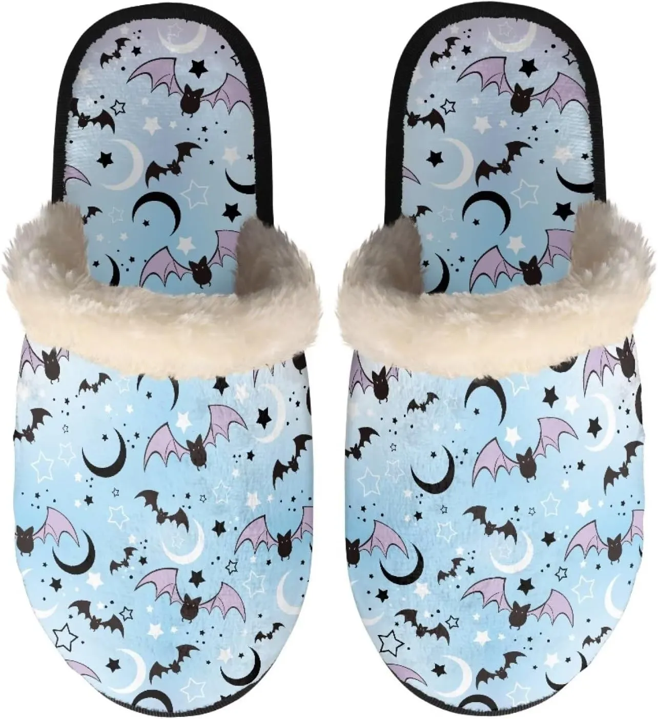 Gomyblomy Memory Cotton Slippers, Fashion Indoor Non-Slip Warm Home Slippers, Soft Closed Toe Fuzzy Slippers for Men & Women