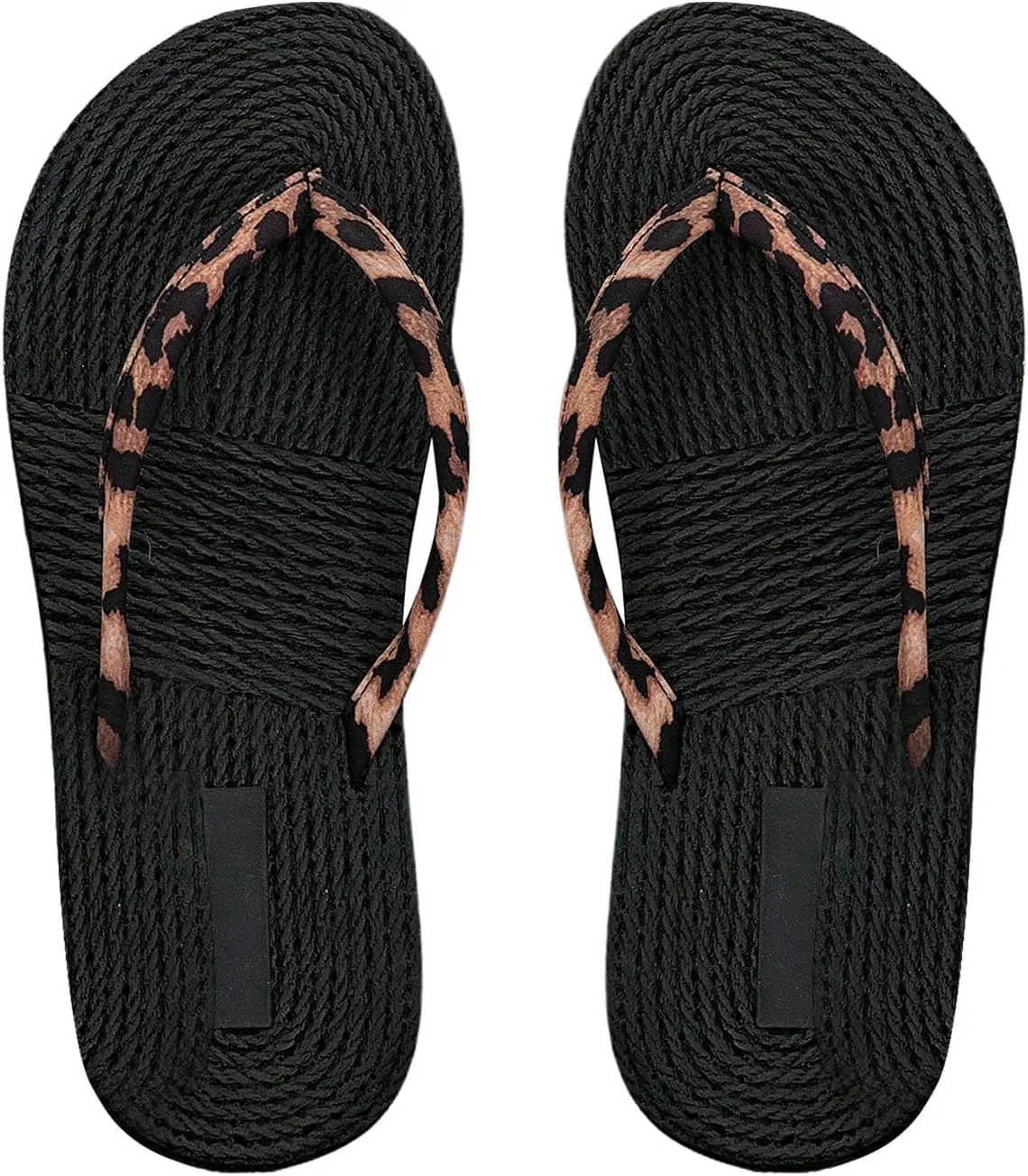 GORGLITTER Women's Cheetah Leopard Flip Flops Comfortable Foam Sandals Summer Beach Thong Flats Slipper