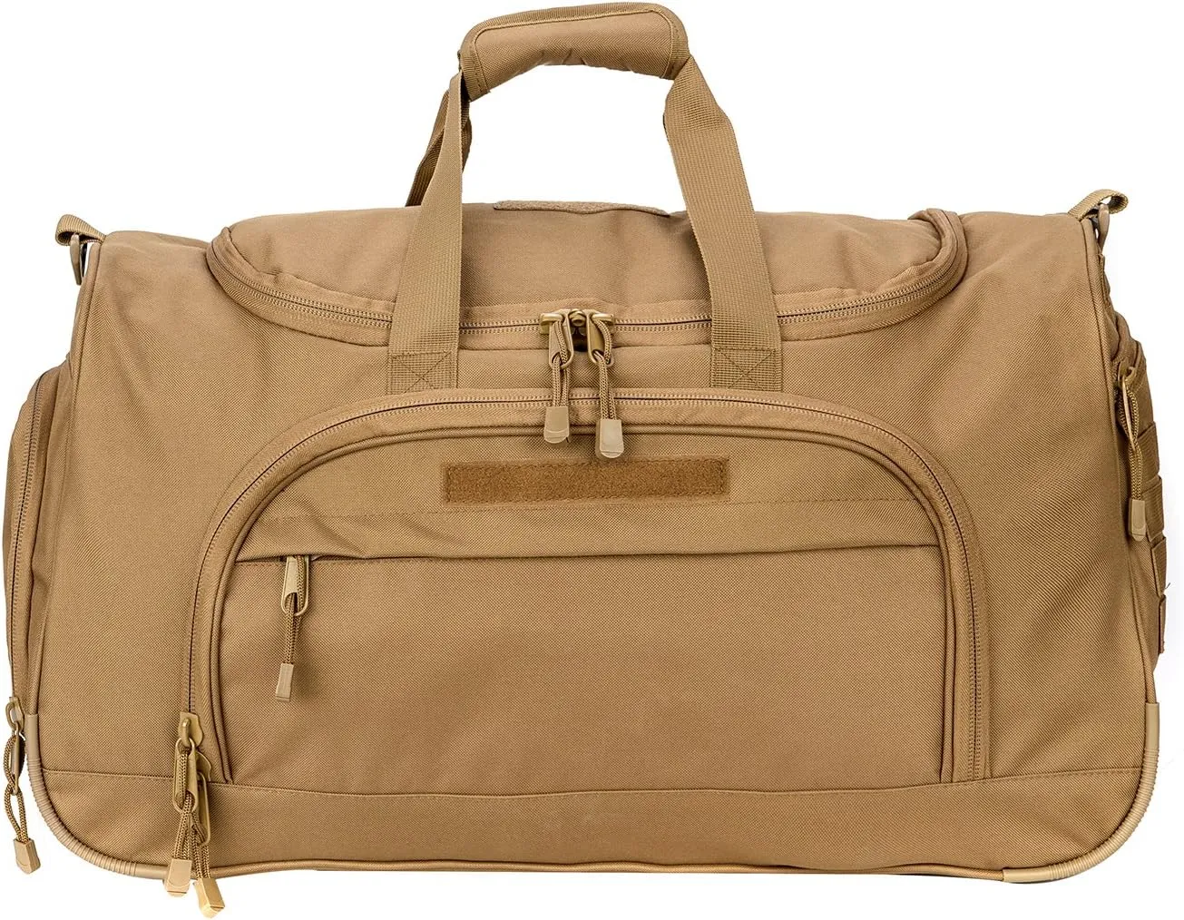 Gym Bag Duffle Bags for Men Women with Shoes Compartment Sport Weekend Travel Overnight Carry On Bag for Tactical Military Travel Work Out Bags (2.0 Tan)