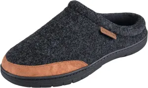 Haggar Men's Clog Slipper House Shoe Indoor/Outdoor with Memory Foam Comfort