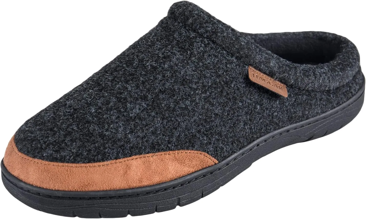Haggar Men's Clog Slipper House Shoe Indoor/Outdoor with Memory Foam Comfort
