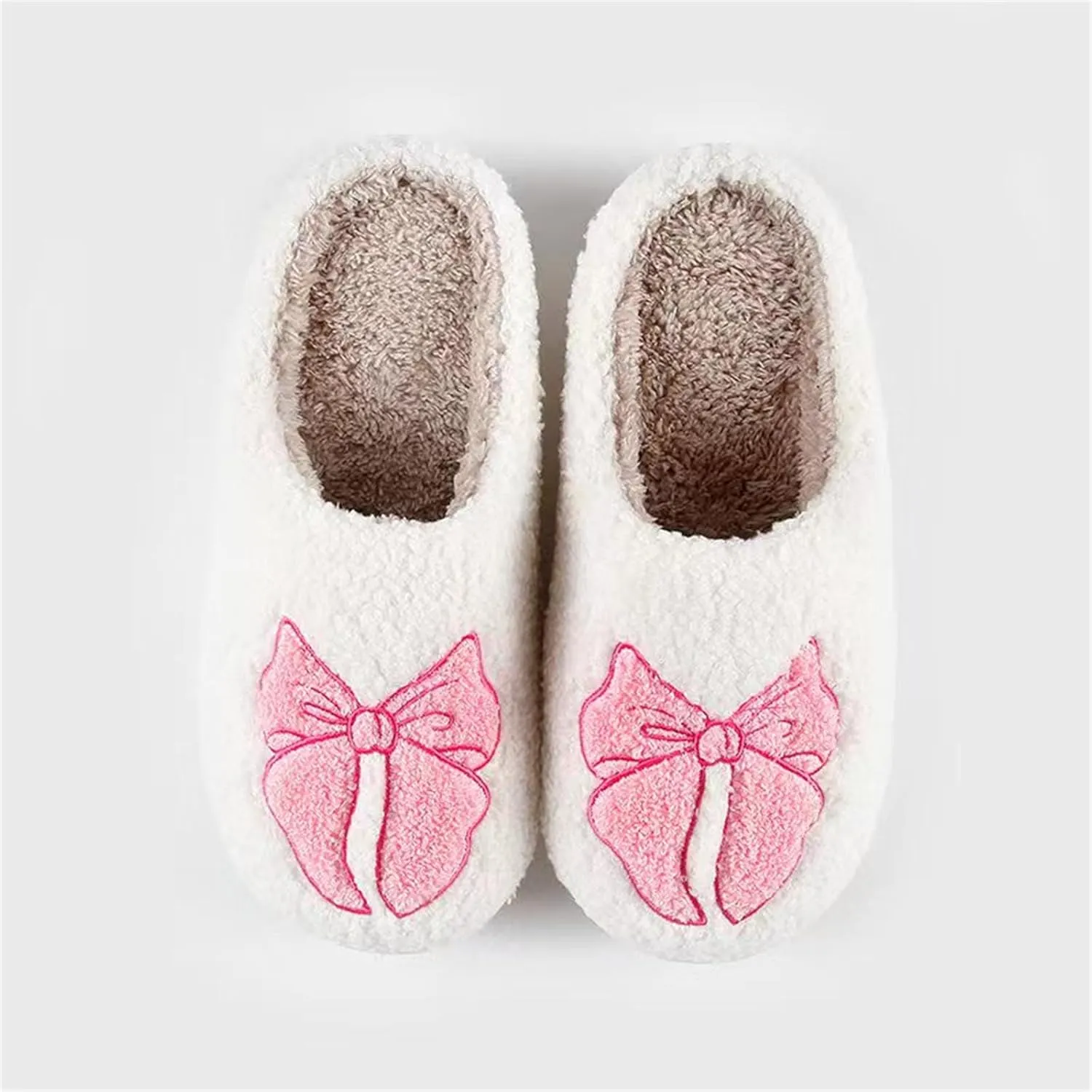 Halloween Pumpkin Slippers for Womens Mens Cute Cartoon Slippers Plush Warm Memory Foam Shoes