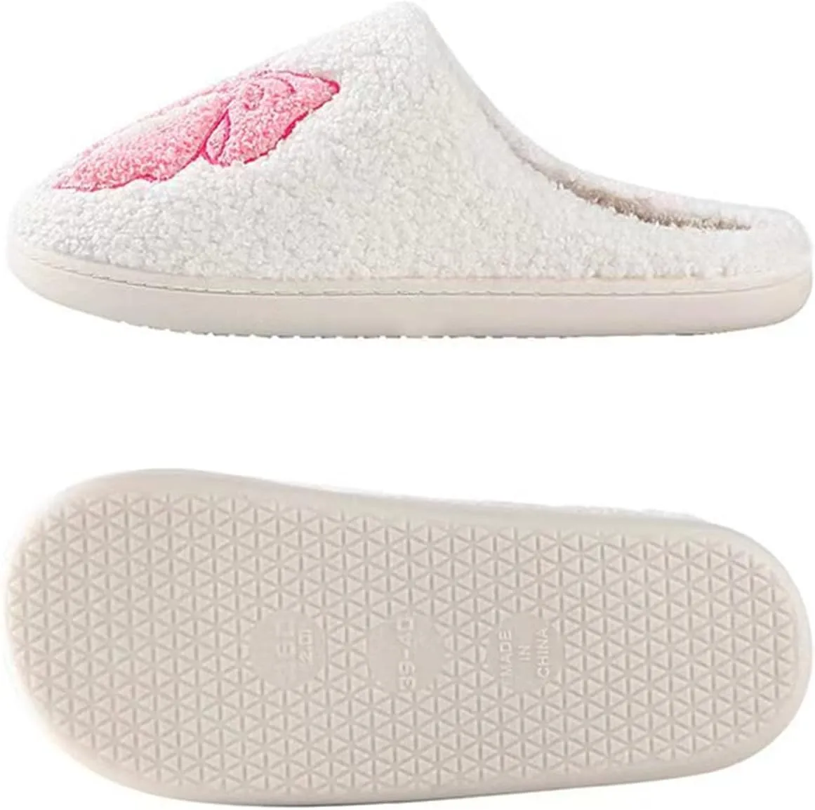 Halloween Pumpkin Slippers for Womens Mens Cute Cartoon Slippers Plush Warm Memory Foam Shoes