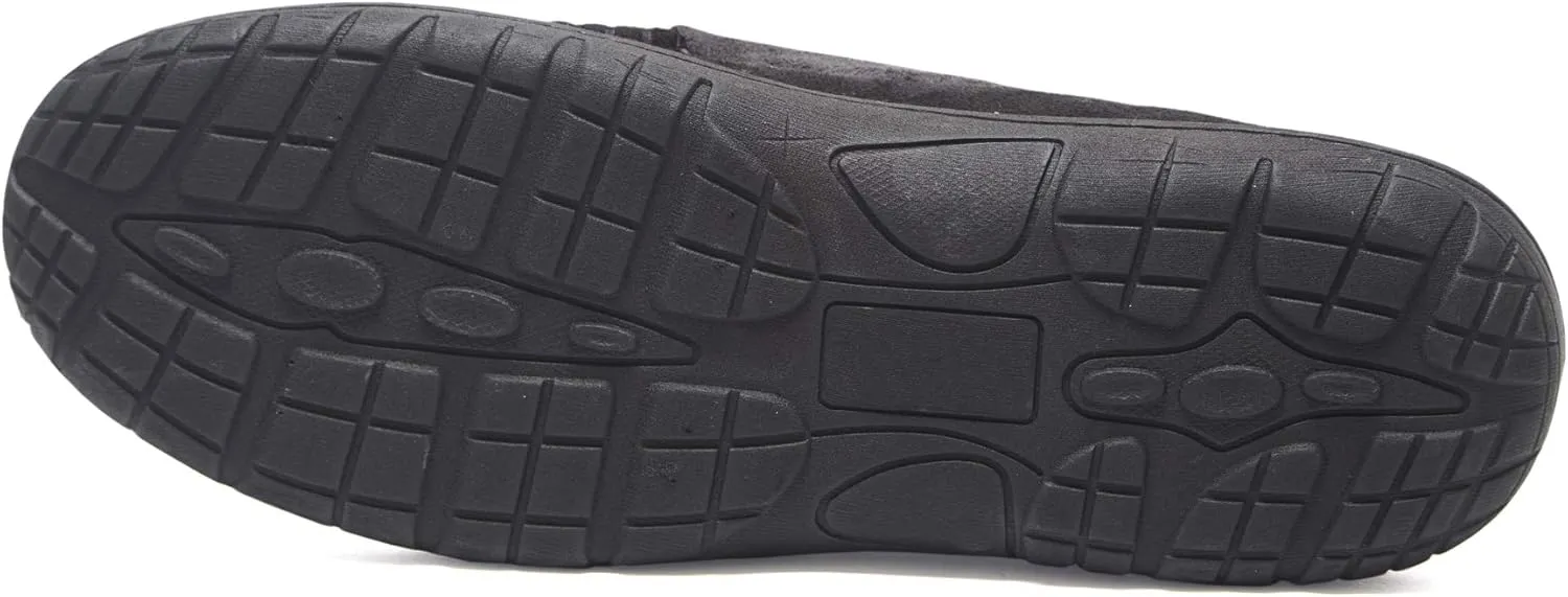 Hanes Men's Textured Moccasin Slipper