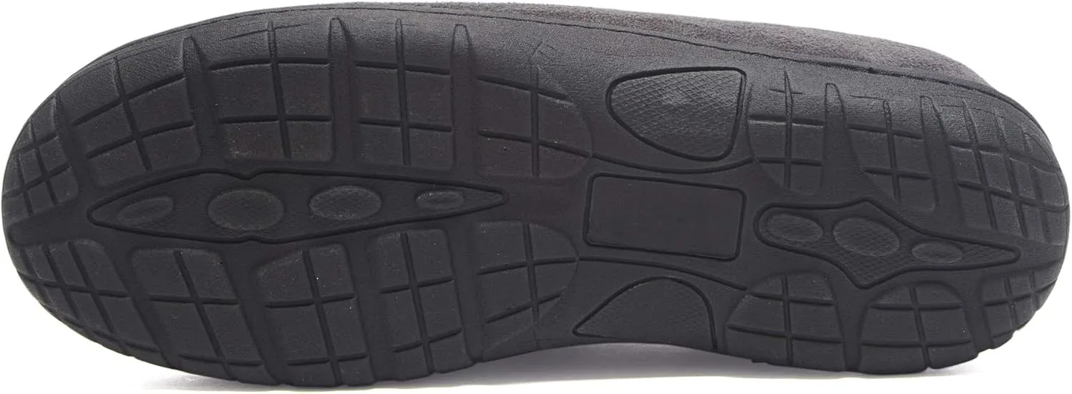 Hanes Men's Textured Moccasin Slipper