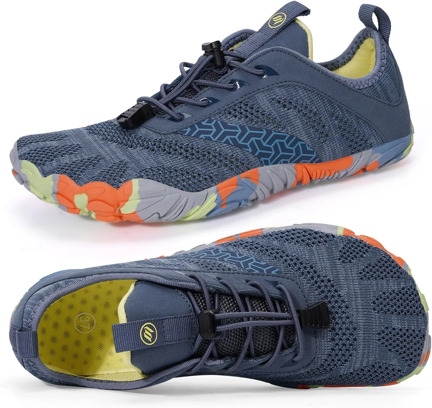 Hike Barefoot Shoes Women Men with Wide Toe Box Footwear Healthy Non-Slip Hike Beach Pool Aqua Swim Surf Hiking Running Athletic Water Shoe