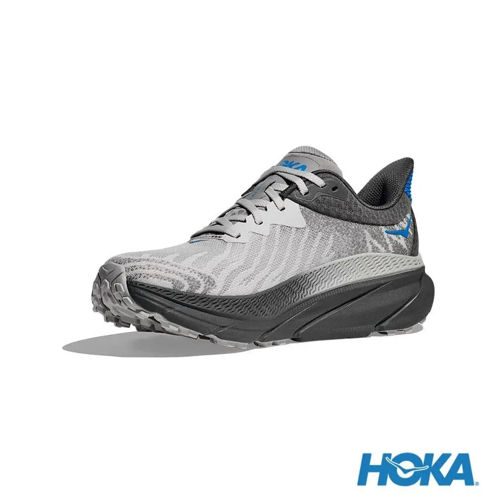 HOKA 男 Challenger 7 寬楦 全地形鞋 灰/藍 1134499OHK