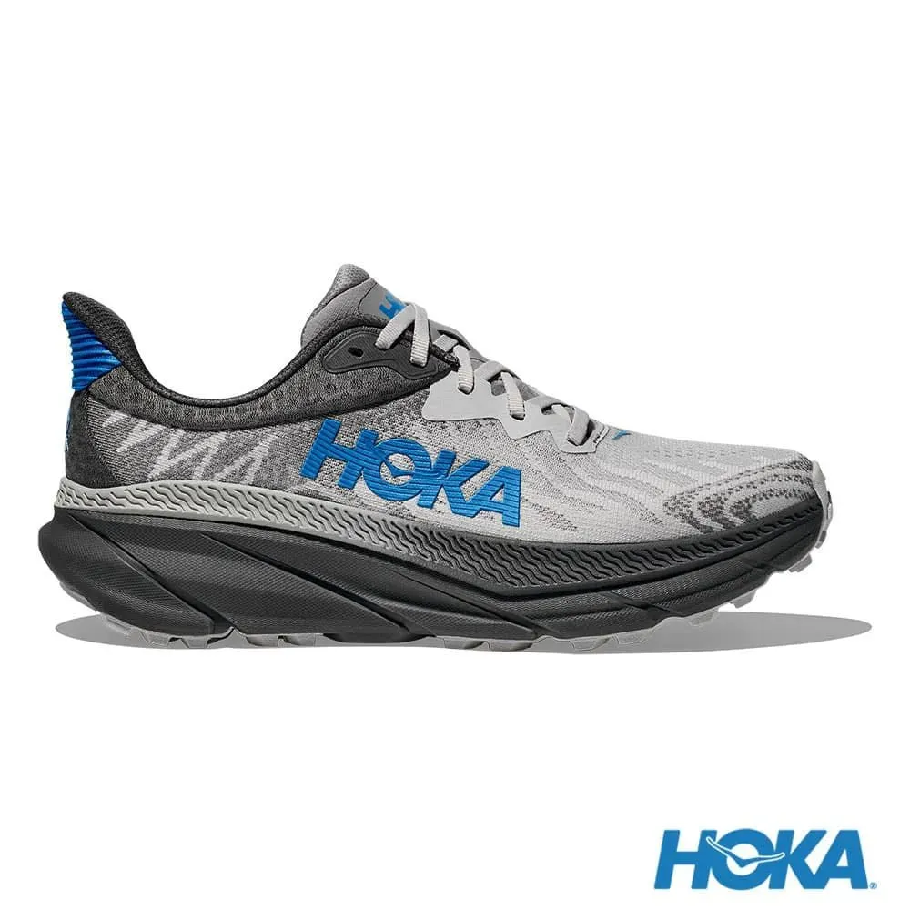 HOKA 男 Challenger 7 寬楦 全地形鞋 灰/藍 1134499OHK