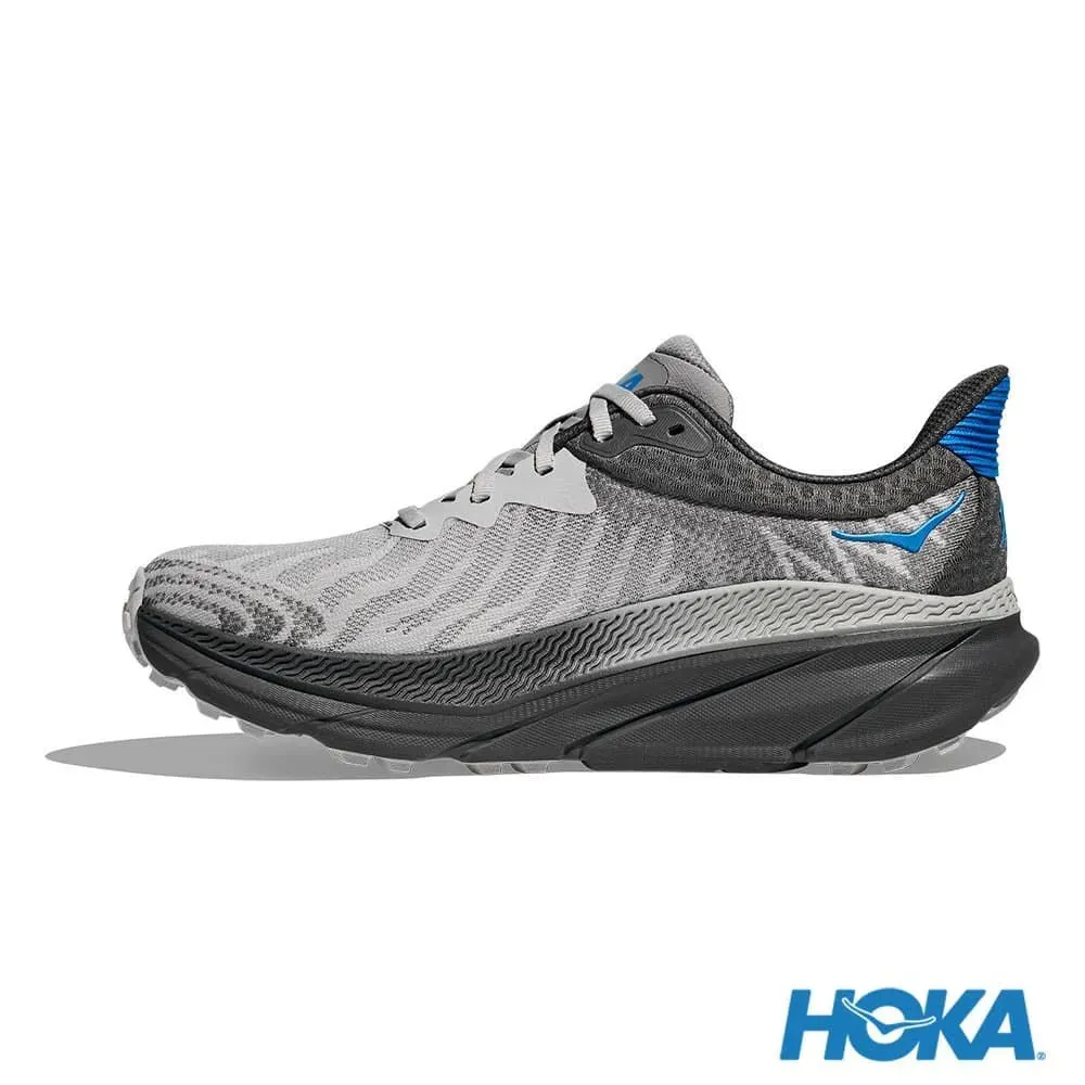HOKA 男 Challenger 7 寬楦 全地形鞋 灰/藍 1134499OHK