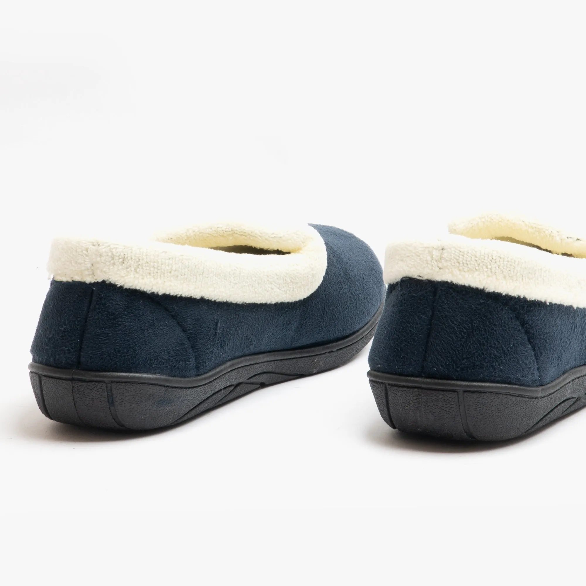HOS Comfort REYNA Womens Full Slippers Denim Blue