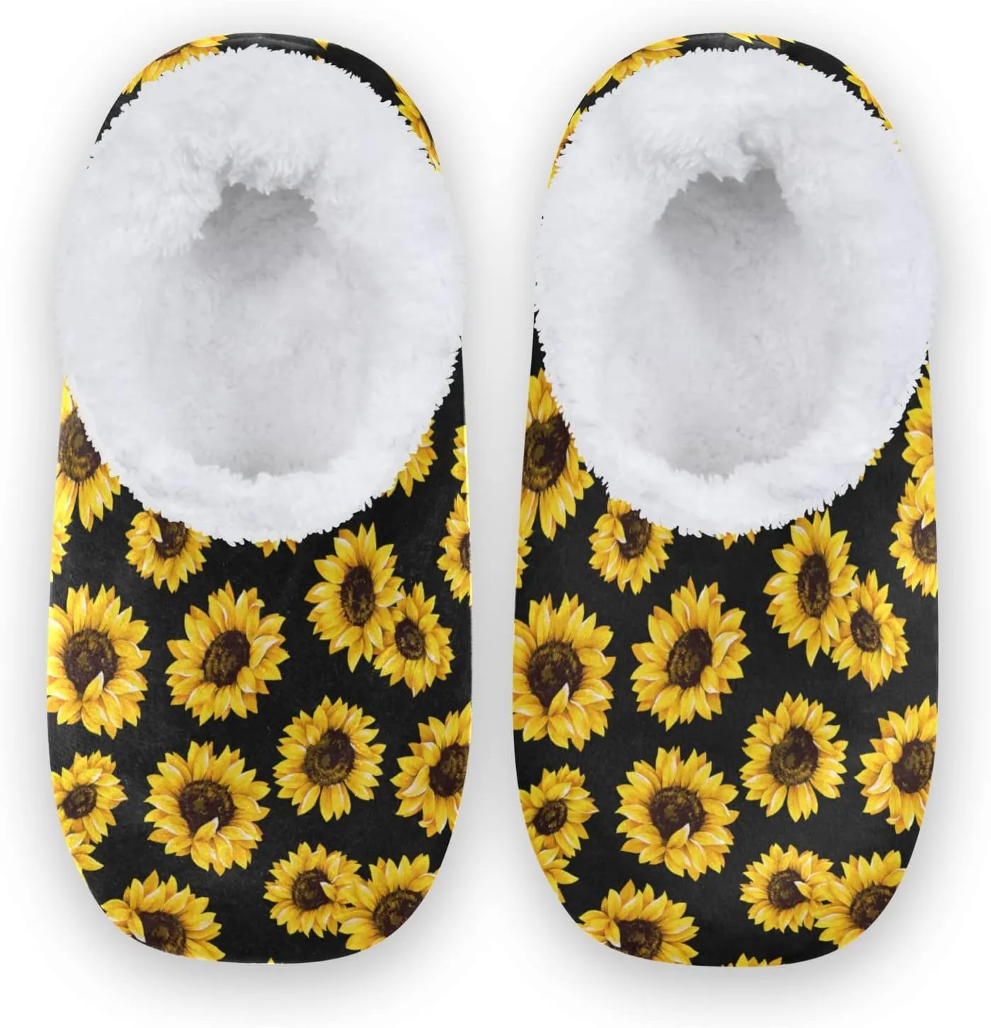 House Slippers Fuzzy Memory Foam Soft Slipper Socks for Woman Men