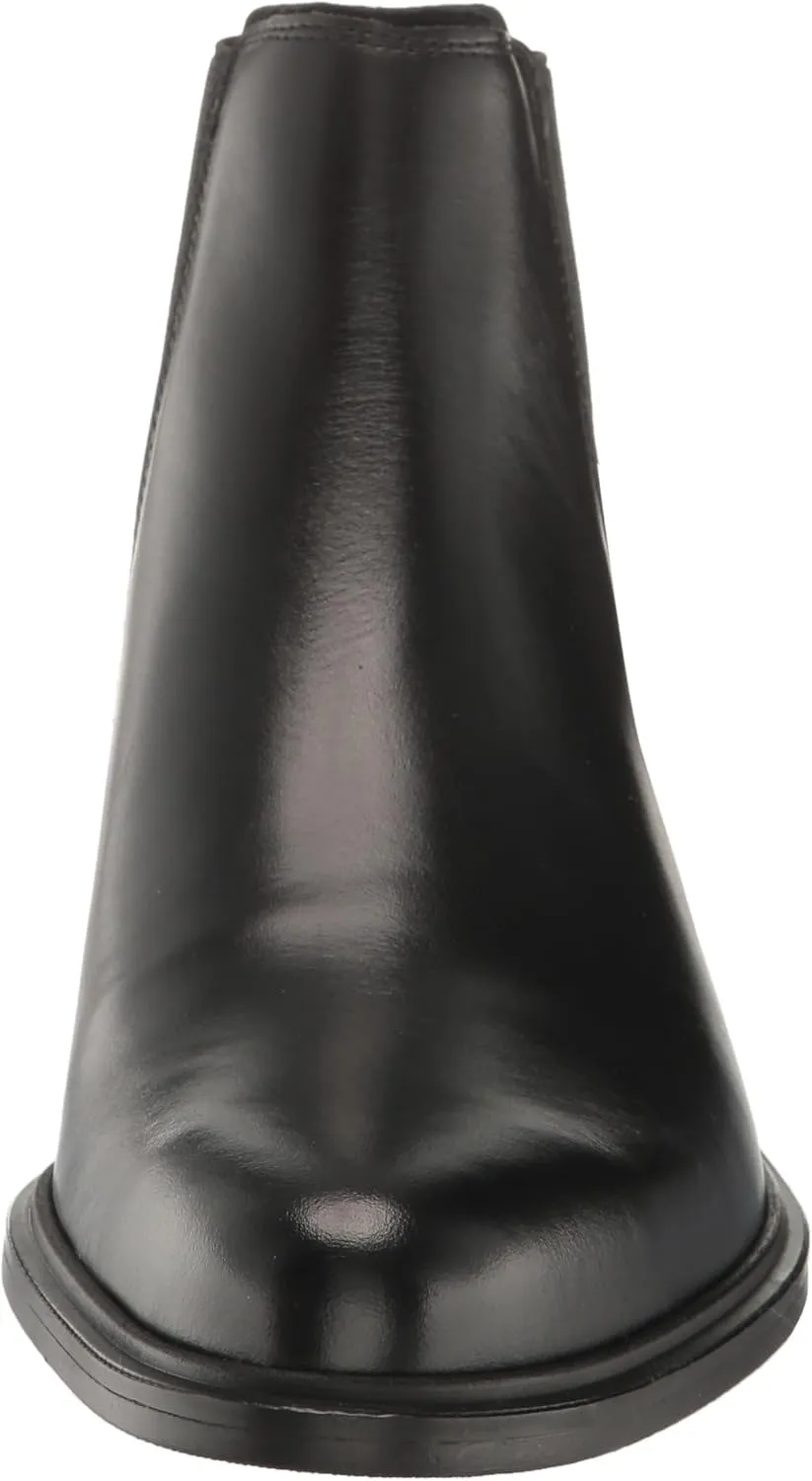 HUGO Men's Kerr Shiny Leather Chelsea Boot Hiking Shoe