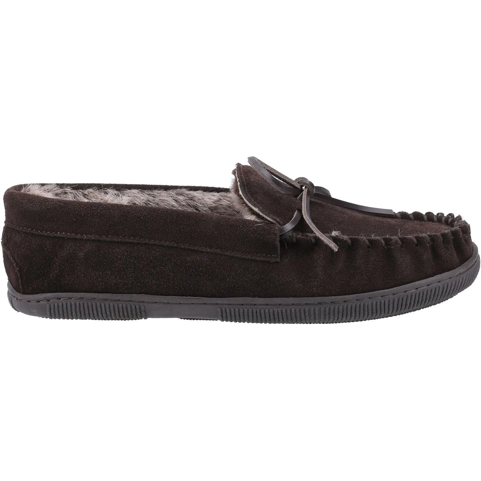 Hush Puppies Men's Ace Slipper in Chocolate