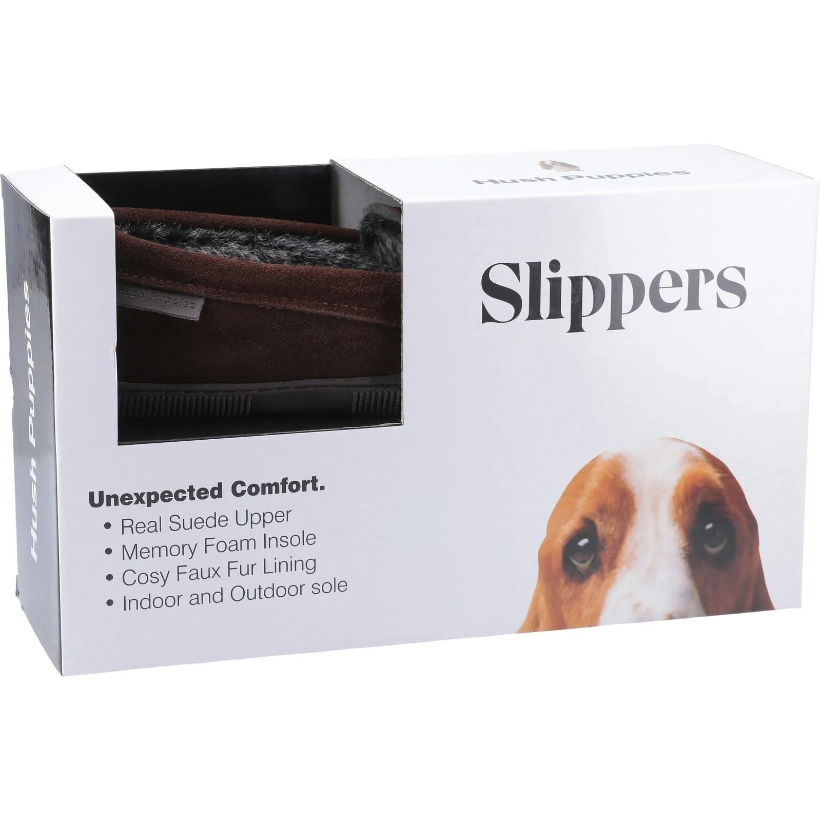 Hush Puppies Men's Ace Slipper in Chocolate