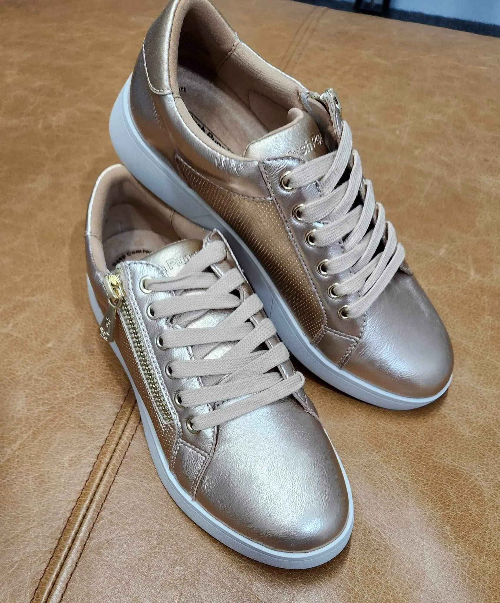 Hush Puppies Mimosa Soft Gold Sneaker