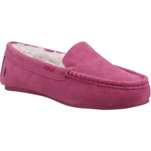 Hush Puppies Women's Annie Mocassin Slipper in Pink