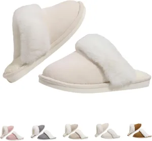Imtosec Dreamtoe Slippers For Women, 2024 Dreamtoe Winter Warm Plush Faux Fur Lined Indooor House Slides, Women's Fuzzy Memory Foam Slippers Fluffy Winter House Shoes Indoor and Outdoor