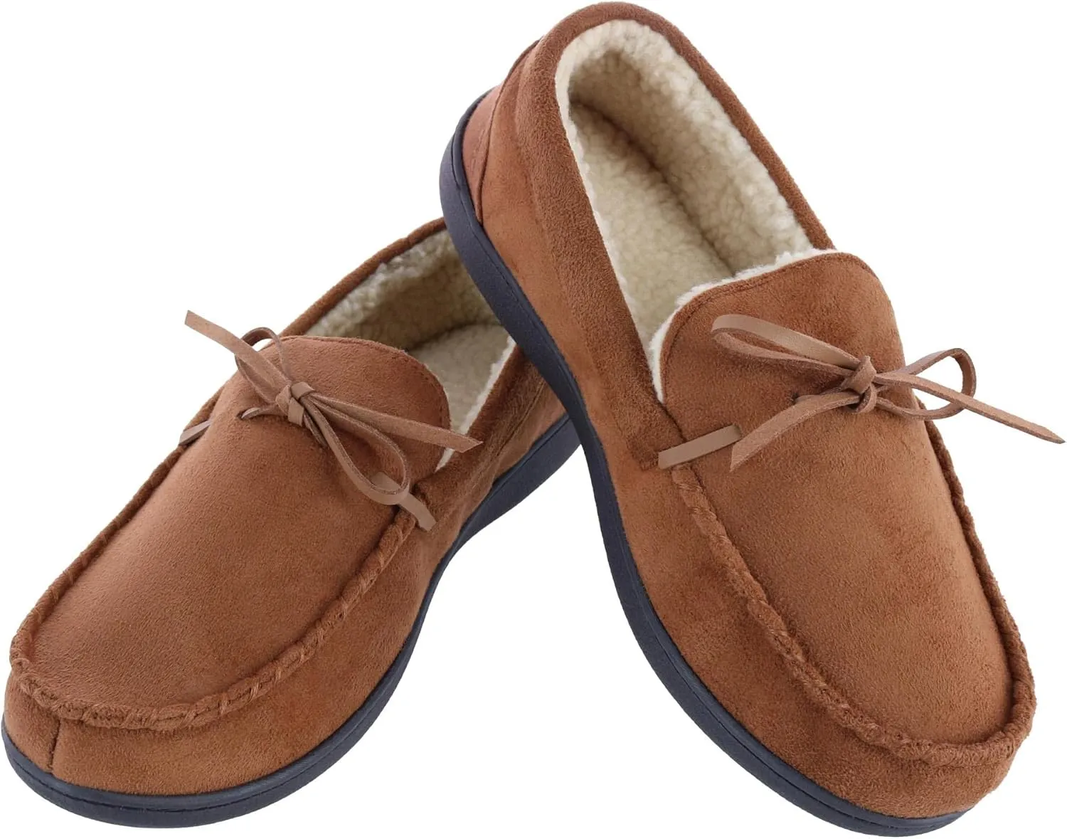 isotoner Men's Microsuede Nigel Moccasin Slipper
