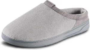 isotoner Men's Microterry Jake Clog Slipper-with Gel Infused Memory Foam