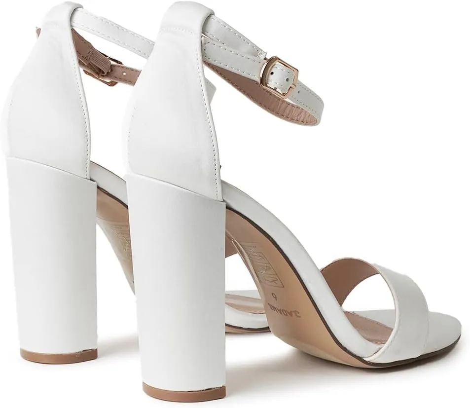 J. Adams Shirley Heels for Women - Ankle Strap High Heel Dressy Sandals